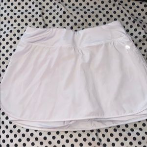 White Head Tennis/Cheer Skirt